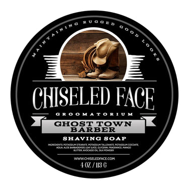 Ghost Town Barber - Shaving Soap - Chiseled Face